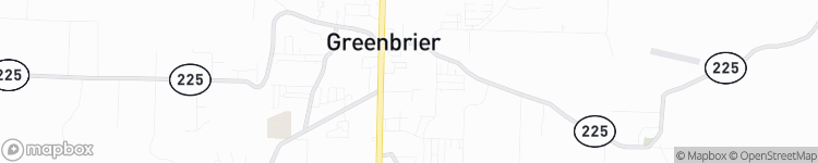 Greenbrier - map