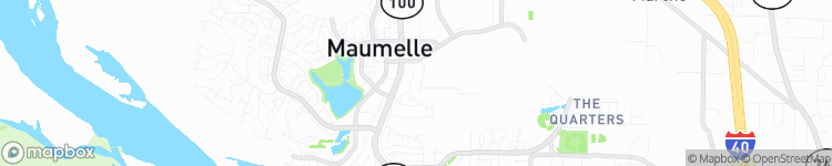 Maumelle - map