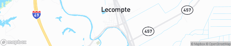 Lecompte - map
