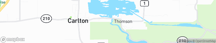 Carlton - map