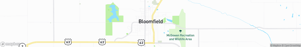 MFA Oil - Bloomfield - map