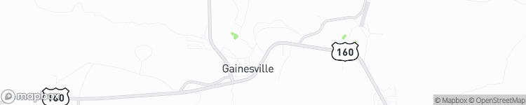 Gainesville - map