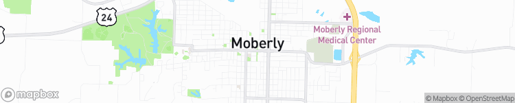 Moberly - map