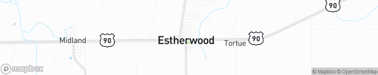 Estherwood - map