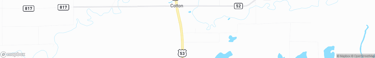 Cotton Food N Fuel - map