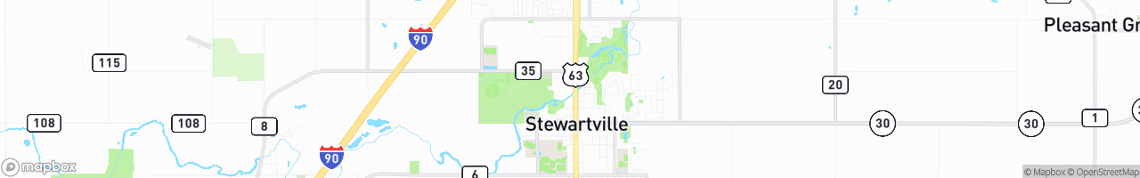 Stewartville - map
