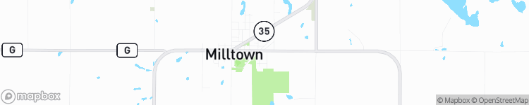 Milltown - map