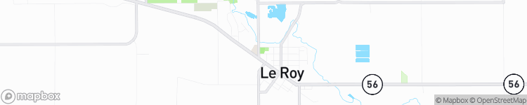 Le Roy - map