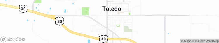 Toledo - map