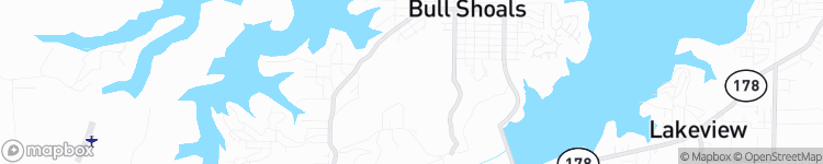 Bull Shoals - map