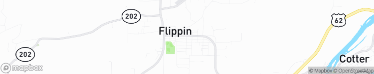 Flippin - map