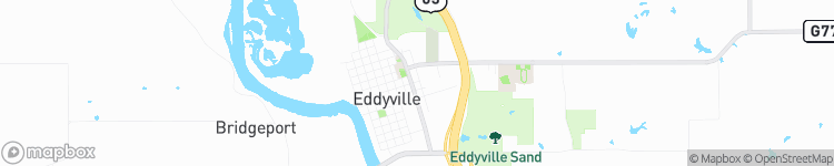 Eddyville - map