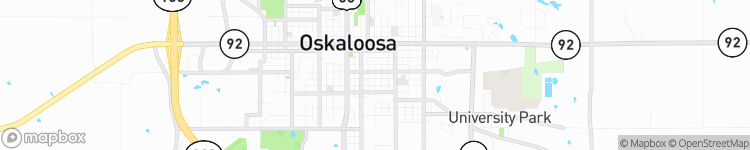 Oskaloosa - map