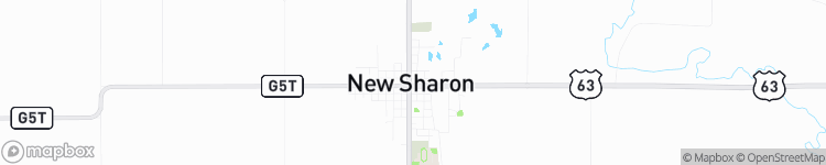 New Sharon - map