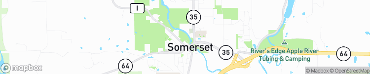 Somerset - map