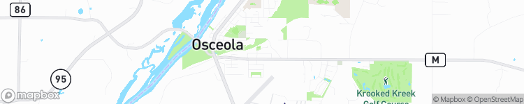 Osceola - map
