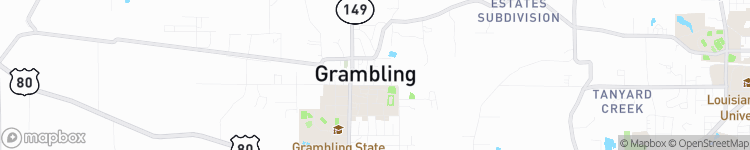 Grambling - map