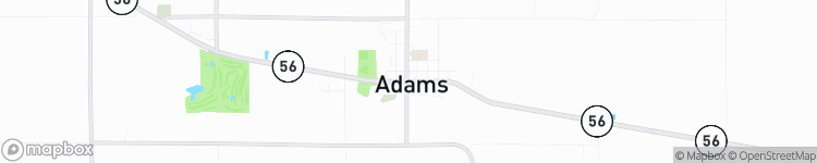 Adams - map