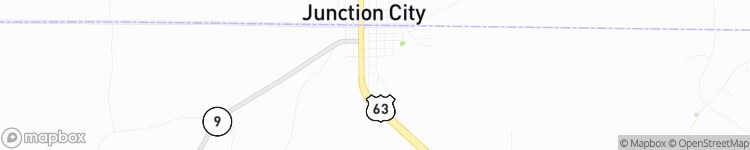 Junction City - map