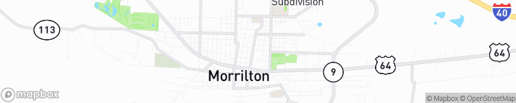 Morrilton - map