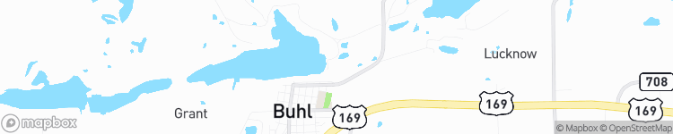 Buhl - map