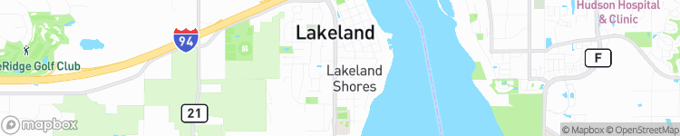 Lakeland - map