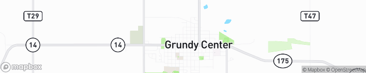 Grundy Center - map