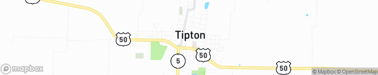 Tipton - map