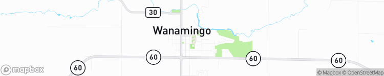 Wanamingo - map