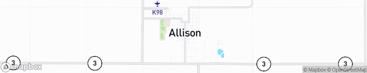 Allison - map