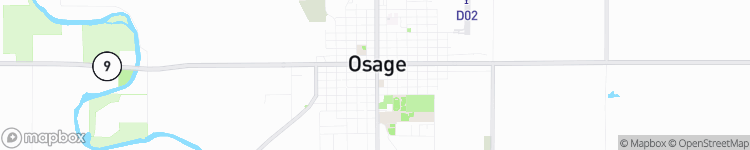 Osage - map