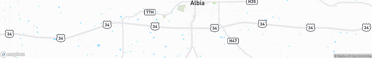 Albia Stop & Shop - map
