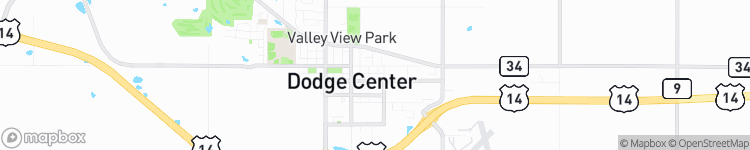 Dodge Center - map