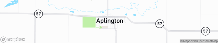 Aplington - map