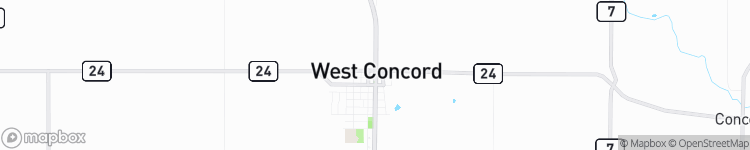 West Concord - map