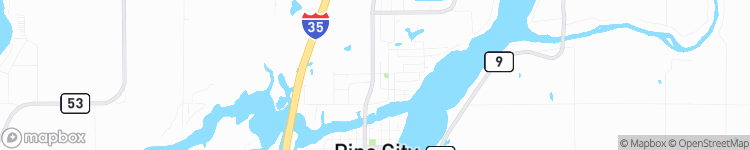 Pine City - map