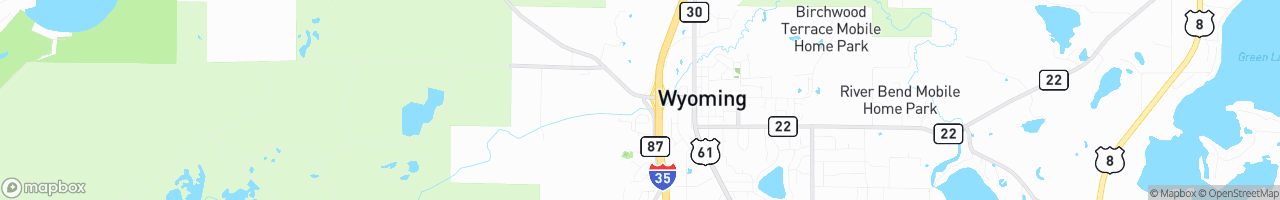 Wyoming Shell - map
