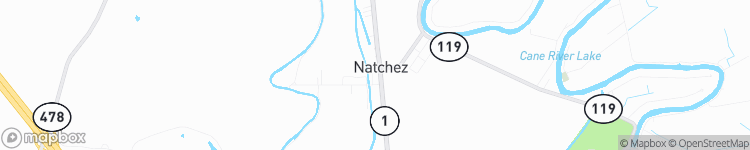 Natchez - map