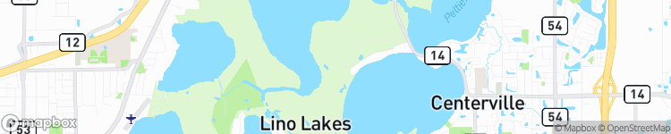 Lino Lakes - map