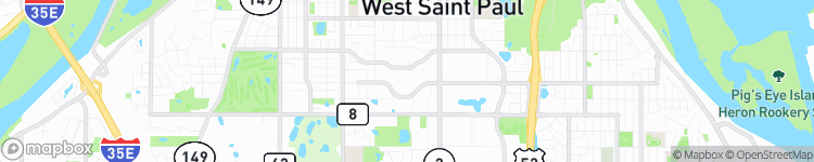 West Saint Paul - map