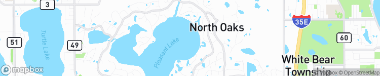 North Oaks - map