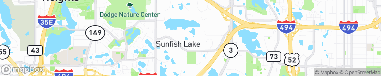Sunfish Lake - map