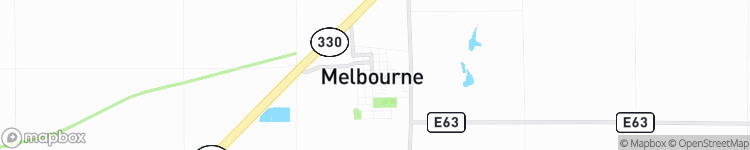 Melbourne - map