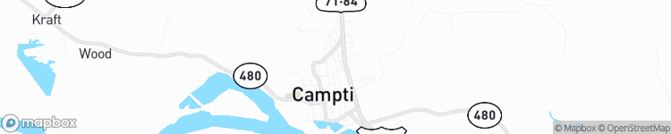 Campti - map