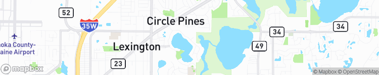 Circle Pines - map