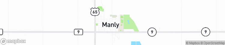 Manly - map