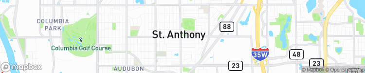 Saint Anthony - map