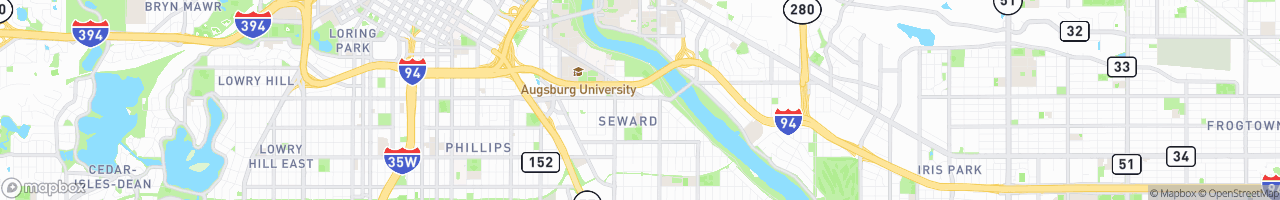 Seward Community Co-op - map