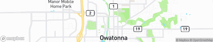 Owatonna - map