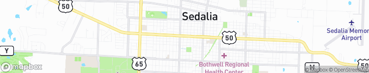 Sedalia - map